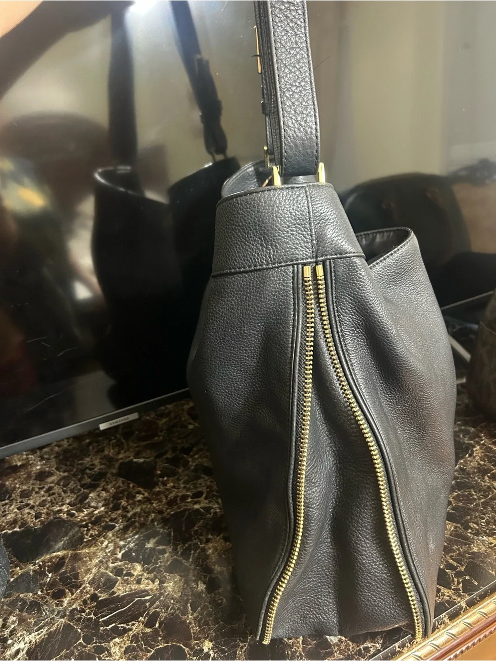 Tory Burch soft pebbled